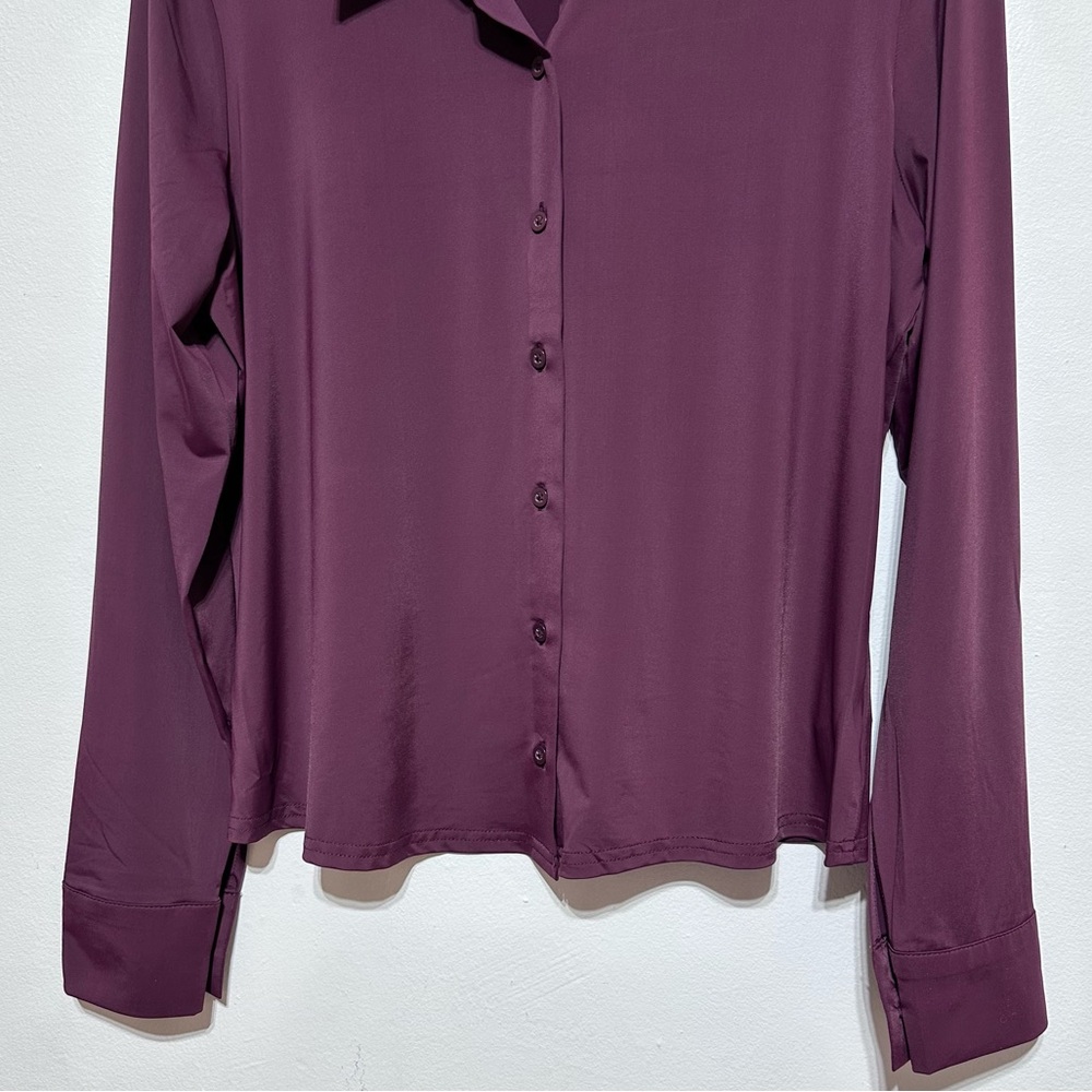 Pure Suzy Shier Purple Shirt Top Size Small - Picture 8 of 12